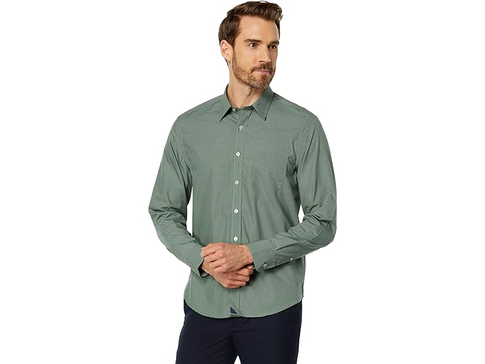 (取寄) アンタックイット メンズ リンクル-フリー マルカッサン シャツ UNTUCKit men UNTUCKit Wrinkle-Free Marcasin Shirt Green