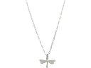 (取寄) ドギャード レディース ア ラッキー チャーム - ドラゴン フライ ネックレス Dogeared women Dogeared A Lucky Charm - Dragon Fly Necklace Silver