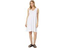 () {r T[X fB[X V-lbN eBA[h ^N hX bobi Los Angeles women bobi Los Angeles V-Neck Tiered Tank Dress White