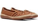 (取寄) クラークス シューズ レディース エレーナ ペタル スエード Clarks women Elaina Petal Tan Suede