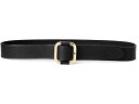 ラルフローレン (取寄) ローレン ラルフローレン レディース スライド バックル レザー ベルト LAUREN Ralph Lauren women LAUREN Ralph Lauren Slide Buckle Leather Belt Black