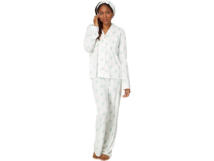 () ԡ  ١ ǥ ץ쥤ե ץ ѥ Pj å P.J. Salvage women P.J. Salvage Playful Prints Pajama Pj Set Ivory