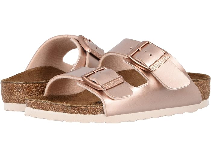 () rPVgbN LbY K[Y A]i (gh[/g Lbh/rbO Lbh) Birkenstock Kids girls Birkenstock Kids Arizona (Toddler/Little Kid/Big Kid) Electric Metallic Copper