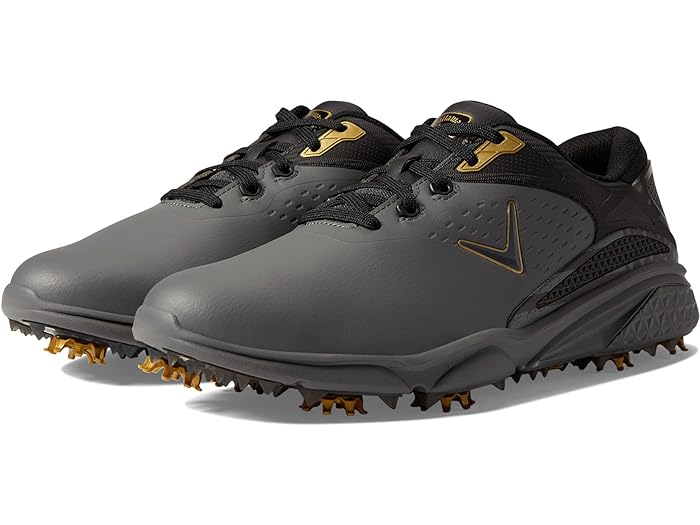 取寄 キャロウェイ メンズ コロナド V3 ゴルフ シューズ Callaway men Callaway Coronado V3 Golf Shoes Black/Grey