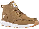 (取寄) カーハート メンズ ハスレット モック トゥ キャンバス チャッカ Carhartt men Haslett Moc Toe Canvas Chukka Brown Lightweight Durable Canvas(4)