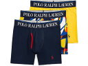 (取寄) ラルフローレン メンズ マイクロファイバー ボクサー ブリーフ Polo Ralph Lauren men Polo Ralph Lauren Microfiber Boxer Brief Cruise Navy/Newport Navy Abstract Sail/Yellowfin