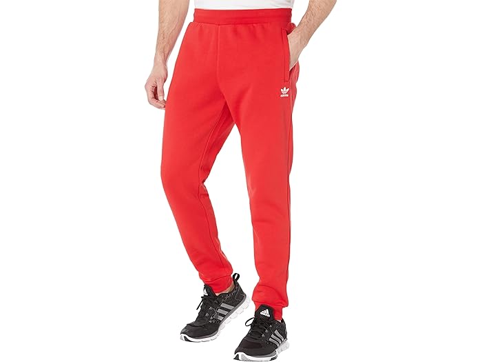 (取寄) アディダス オリジナルス メンズ ビッグ アンド トール トレフォイル エッセンシャル パンツ adidas Originals men adidas Originals Big Tall Trefoil Essentials Pants Better Scarlet