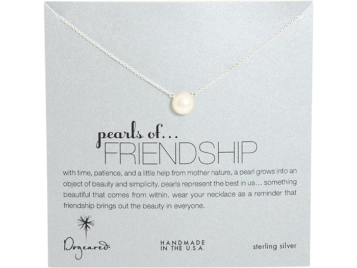 () hM[h fB[X p[ Iu thVbv lbNX Dogeared women Dogeared Pearls of Friendship Necklace Sterling Silver