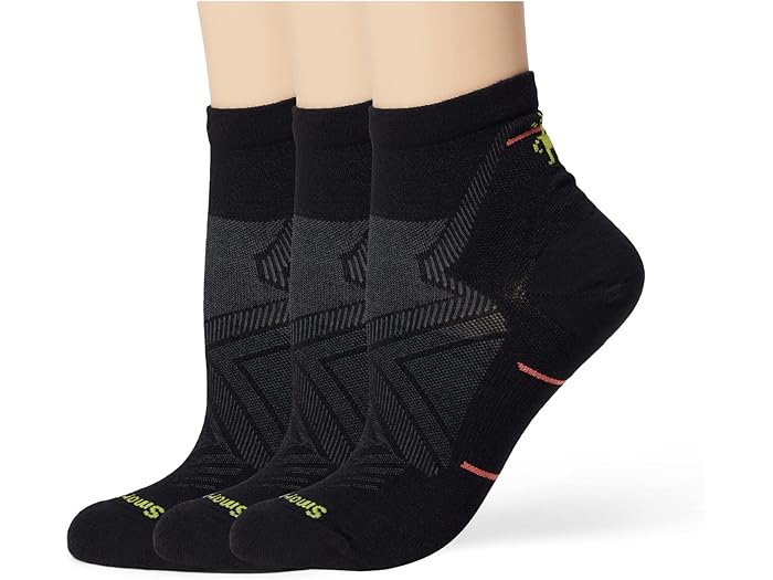 楽天ジェットラグ楽天市場店（取寄） スマートウール レディース ラン ゼロ クッション アンクル ソックス 3-パック Smartwool women Smartwool Run Zero Cushion Ankle Socks 3-Pack Black