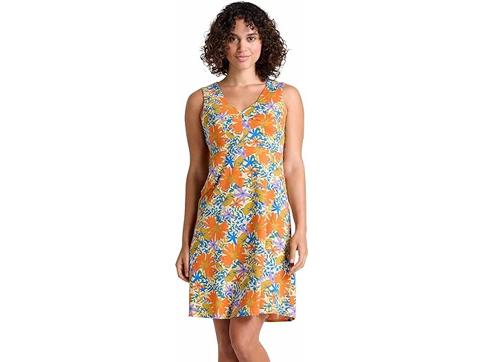 () g[hAhR[ fB[X [Y}[ X[uX hX Toad&Co women Toad&Co Rosemarie Sleeveless Dress Barley Floral Print