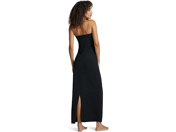 (取寄) コマンドー レディース クラシック ストラップレス マキシ スリップ Commando women Commando Classic Strapless Maxi Slip Black 2