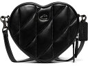 (取寄) コーチ レディース キルテッド レザー ハート クロスボディ COACH women COACH Quilted Leather Heart Crossbody Black