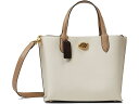 (取寄) コーチ レディース カラーブロック レザー ウィロー トート 24 COACH women COACH Color-Block Leather Willow Tote 24 Chalk Multi