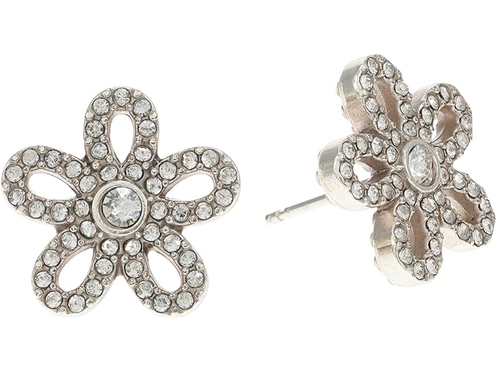 (取寄) ブライトン レディース イルミナ デイジー ピティート ポスト イヤリングス Brighton women Brighton Illumina Daisy Petite Post Earrings Silver