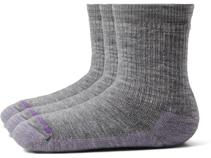 () ޡȥ å å ϥ ե å 롼 å 3-ѥå (ȥɥ顼/ȥ å/ӥå å) Smartwool Kids kids Smartwool Kids Smartwool Kids Hike Full Cushion Crew Socks 3-Pack (Toddler/Little Kid/Big Kid) Light Gray