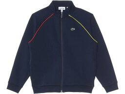 (取寄) ラコステ キッズ キッズ パイピング トラック ジャケット (リトル キッド) Lacoste Kids kids Lacoste Kids Piping Track Jacket (Little Kid/Toddler/Big Kid) Navy Blue/Multicolor