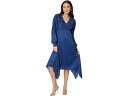 () G Z] fB[X T ~fB hX en saison women en saison Lisa Midi Dress Satin Blue