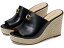 (取寄) コーチ レディース グロリア レザー ウェッジ COACH women COACH Gloria Leather Wedge Black