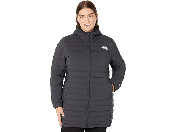 (取寄) ノースフェイス レディース プラス サイズ ベルビュー ストレッチ ダウン パーカー The North Face women The North Face Plus Size Belleview Stretch Down Parka TNF Black