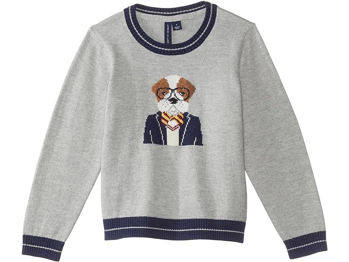 () Wj[ Ah WbN {[CY uhbO Z[^[ (gh[/g LbY/rbO LbY) Janie and Jack boys Janie and Jack Bulldog Sweater (Toddler/Little Kids/Big Kids) Grey