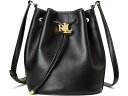 () [ t[ fB[X U[ ~fBA AfB h[XgO obO LAUREN Ralph Lauren women LAUREN Ralph Lauren Leather Medium Andie Drawstring Bag Black