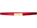 ラルフローレン (取寄) ローレン ラルフローレン レディース ロゴ レザー スキニー ベルト LAUREN Ralph Lauren women LAUREN Ralph Lauren Logo Leather Skinny Belt RL 2000 Red