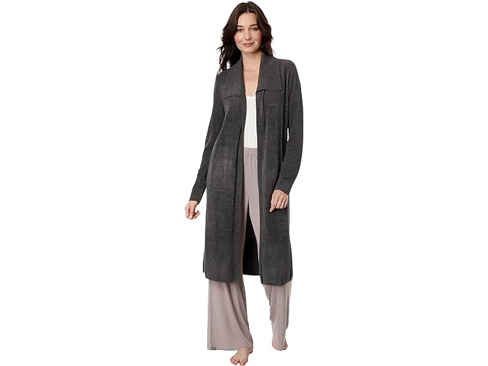 () xAtbgh[X fB[X R[W[VbN Eg Ct Ch J[ O JfB Barefoot Dreams women Barefoot Dreams CozyChic Ultra Lite Wide Collar Long Cardi Carbon