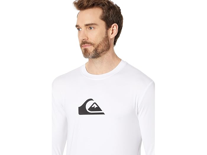 (取寄) クイックシルバー メンズ エブリデイ サーフ ティー ロング スリーブ Quiksilver men Everyday Surf Tee Long Sleeve White/White