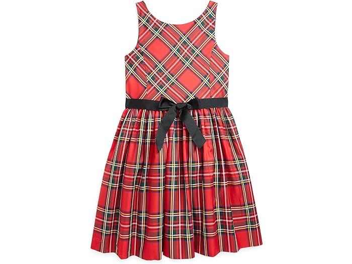 (取寄) ラルフローレン キッズ ガールズ プレイド フィットアンドフレア ドレス (ビッグ キッズ) Polo Ralph Lauren Kids girls Polo Ralph Lauren Kids Plaid Fit-and-Flare Dress (Big Kids) Red Black Multi