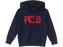 (取寄) ラルフローレン キッズ ボーイズ ビッグ ポニー ロゴ ダブルニット ブーディ (トドラー/リトル キッド)) Polo Ralph Lauren Kids boys Polo Ralph Lauren Kids Big Pony Logo Double-Knit Hoodie (Toddler/Little Kid)) Refined Navy