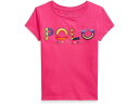 () t[ LbY K[Y S Rbg W[W eB[ (g LbY) Polo Ralph Lauren Kids girls Polo Ralph Lauren Kids Logo Cotton Jersey Tee (Little Kids) Accent Pink