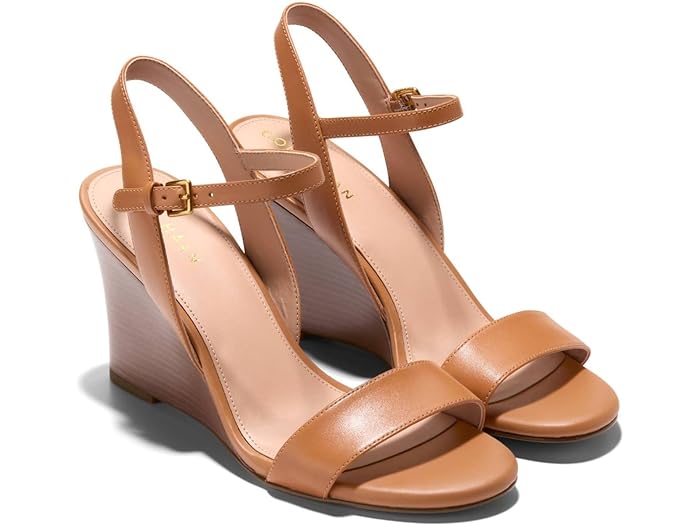 コールハーン (取寄) コールハーン レディース ジョシー ウェッジ サンダル Cole Haan women Cole Haan Josie Wedge Sandals Pecan Leather