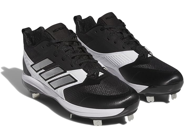 取寄 アディダス メンズ アイコン 8 ベースボール クリーツ adidas men adidas Icon 8 Baseball Cleats Core Black/Silver Metallic/Footwear White 1