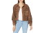 () ֥󥯥˥塼衼 ǥ ե  ե  㥱å  ۥå  Blank NYC women Blank NYC Faux Suede Fringe Shirt Jacket in Hot Cocoa Hot Cocoa