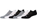 (取寄) ブルックス ラン-イン ノー ショー ソックス 6-パック Brooks Run-In No Show Socks 6-Pack Asphalt/White/Black(4)