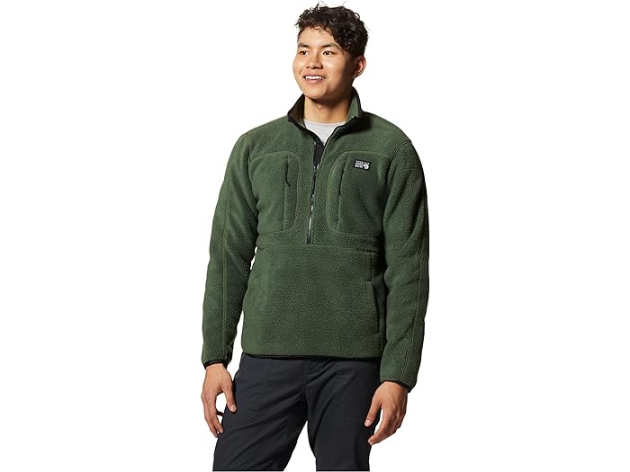 () }Een[hEFA Y nCLv t[X vI[o[ Mountain Hardwear men Mountain Hardwear Hicamp Fleece Pullover Surplus Green