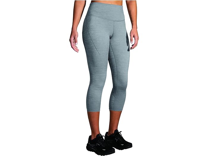 () ubNX fB[X Xs[N Jv Brooks women Brooks Spark Capris Heather Charcoal