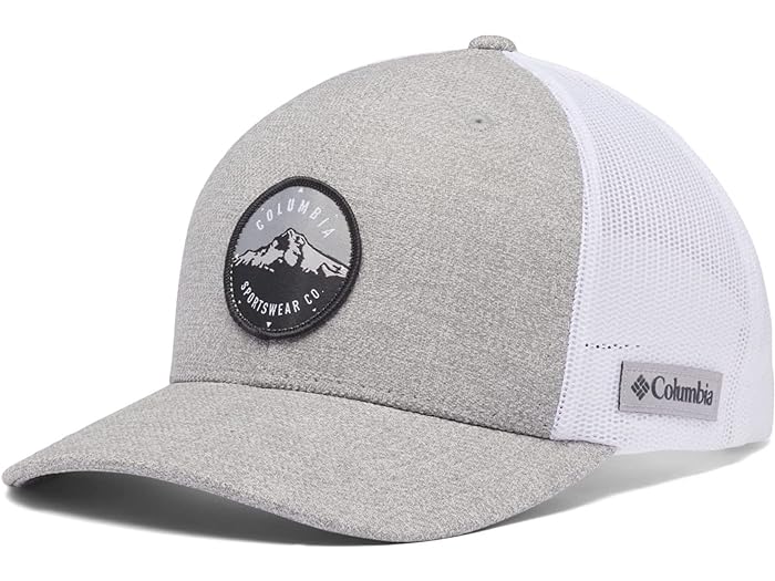 コロンビア (取寄) コロンビア メッシュ スナップ バック ハット 帽子 Columbia Mesh Snap Back Hat Columbia Grey Heather Mt Hood Circle Patch