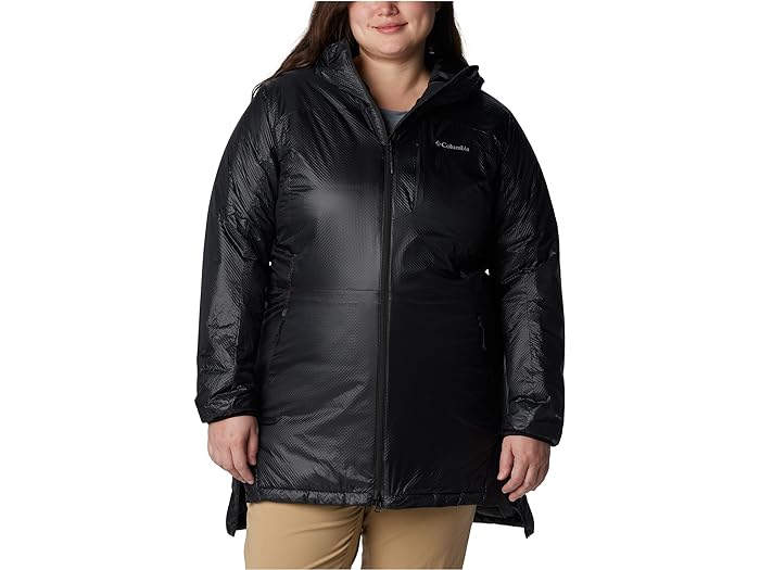 (取寄) コロンビア レディース プラス サイズ アーチ ロールド/28 ダブル ウォール エリート ミッド ジャケット Columbia women Columbia Plus Size Arch Rock Double Wall Elite Mid Jacket Black