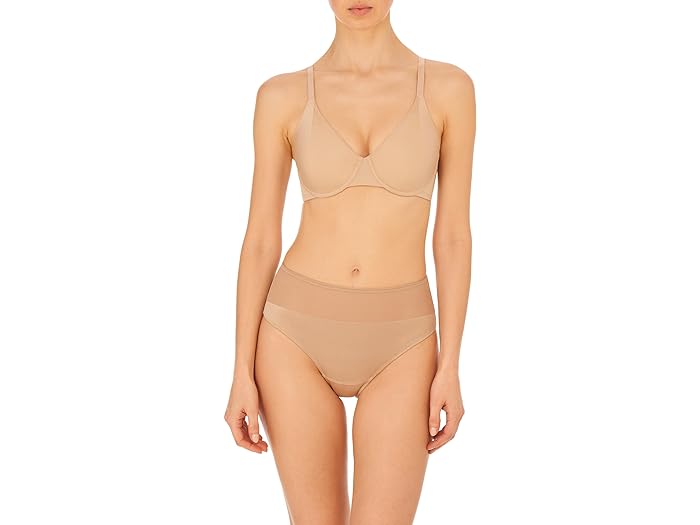 (取寄) ナトリ レディース サイド エフェクト サイド サポート アンライン アンダーワイヤー ブラ Natori women Natori Side Effect Side Support Unlined Underwire Bra Cafe