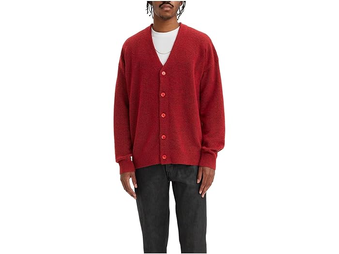 楽天ジェットラグ楽天市場店（取寄） リーバイス プレミアム メンズ コイト ボクシー カーディガン Levi's Premium men Levi's Premium Coit Boxy Cardigan Rhythmic Red
