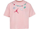 () W[_LbY K[Y uCfbh W{ Wv} eB[ (g LbY/rbO LbY) Jordan Kids girls Jordan Kids Braided Jumbo Jumpman Tee (Little Kids/Big Kids) Bleached Coral