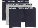 (取寄) トミーヒルフィガー メンズ ステイトメント フレックス 3-パック ボクサー ブリーフ Tommy Hilfiger men Tommy Hilfiger Statement Flex 3-Pack Boxer Brief Desert Sky/Grey Heather/Desert Sky