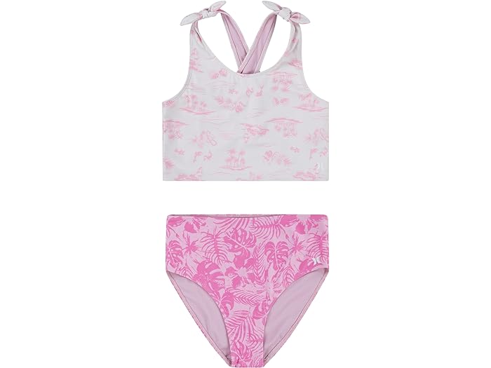 () n[[ LbY K[Y c[s[X NXobN ^Lj 2-s[X XC Zbg (rbO Lbh) Hurley Kids girls Hurley Kids Two-Piece Crossback Tankini 2-Piece Swim Set (Big Kid) Medium Soft Pink