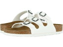 (取寄) ビルケンシュトック レディース フロリダ ビルコ-フロー Birkenstock women Florida Birko-Flor White Birko-Flor