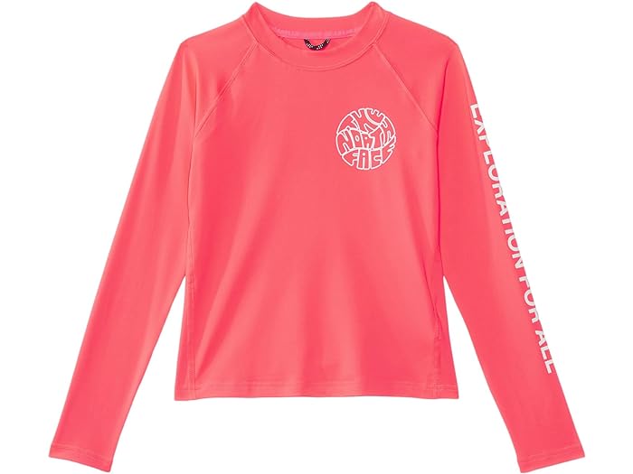 楽天ジェットラグ楽天市場店（取寄） ノースフェイス キッズ ガールズ アンフィビアス ロング スリーブ サン Tシャツ The North Face Kids girls Amphibious Long Sleeve Sun Tee Radiant Poppy