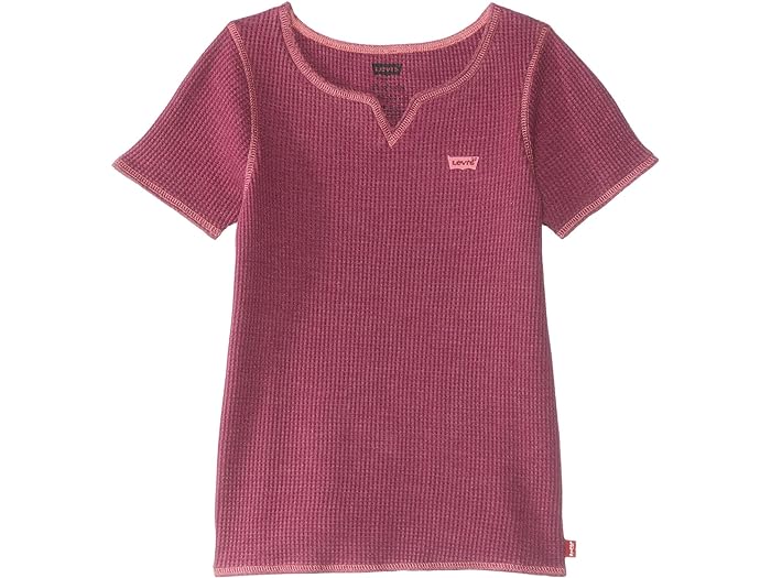 (取寄) リーバイス キッズ ガールズ ノッチ ネック トップ (ビッグ キッズ) Levi's Kids girls Levi's Kids Notch Neck Top (Big Kids) Rhododendron