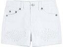 () [oCX LbY K[Y m-fj V[eB[ V[c (rbO LbY) Levi's Kids girls Levi's Kids Non-Denim Shorty Shorts (Big Kids) White