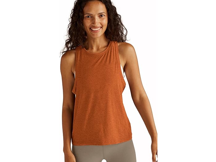 () rhK fB[X tFU[EFCg oX ^N Beyond Yoga women Beyond Yoga Featherweight Rebalance Tank Warm Clay Heather