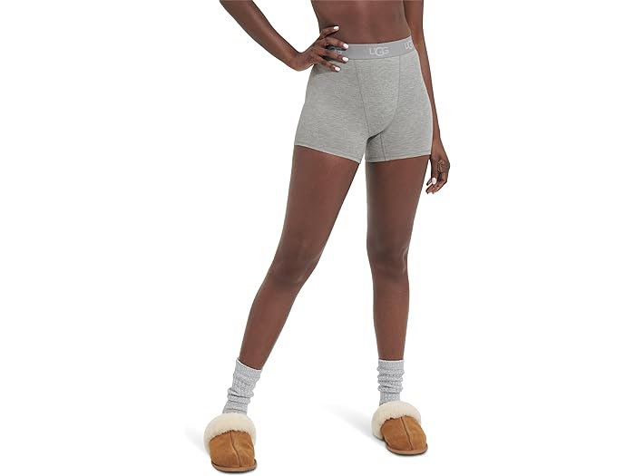 ()  ǥ 쥯 ܡ硼 UGG women Alexiah Boyshorts Grey Heather